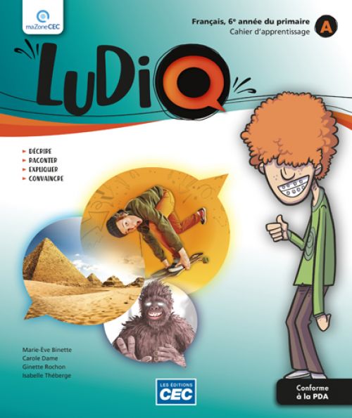 [LV303801] LudiQ 6e année - Cahier d'apprentissage (incluant le carnet des savoirs et le carnet de révision)