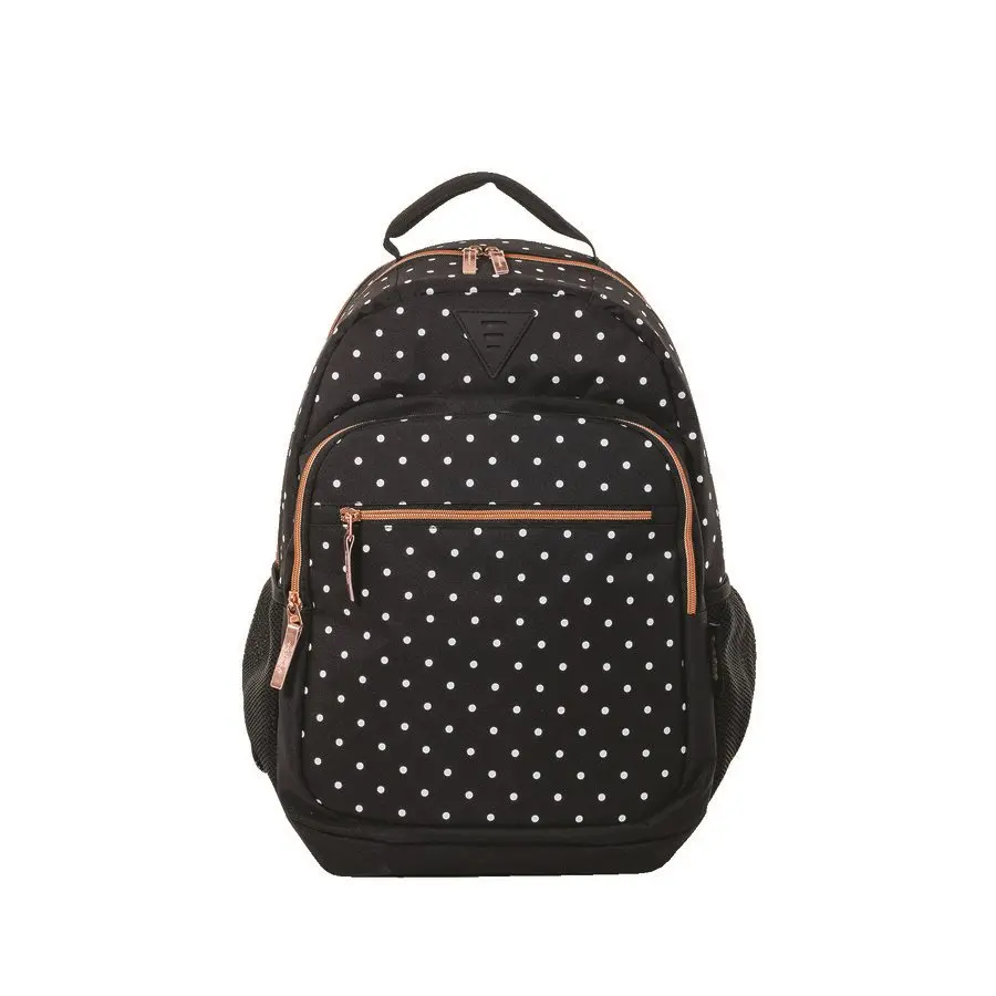 Smash Backpack, Black with white dots