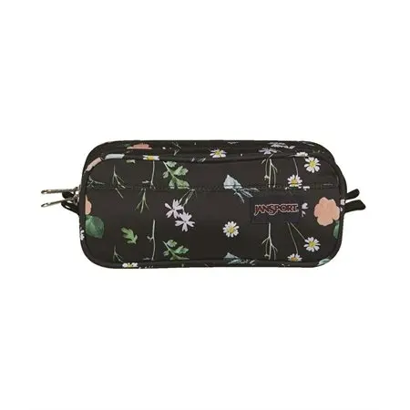 [836704] Étui à crayons à 2 glissières Jansport, Fleurs 