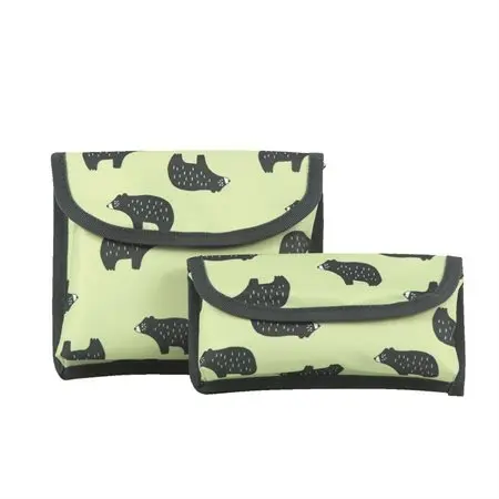 [836475] Ensemble de pochettes à sandwich et collation Execo, Ours
