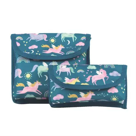 [836476] Ensemble de pochettes à sandwich et collation Execo, Licorne