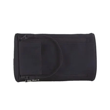 Off track Pencil Case with 2 Zippers, Navy blue