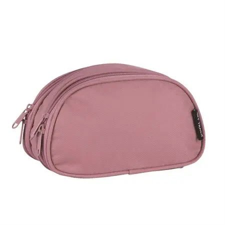 Off track Pencil case 2 compartments, Pink