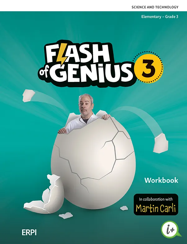 Flash of Genius - Grade 3, Workbook with Digital Components - Student (12-month) (ISBN: 9782766158621)