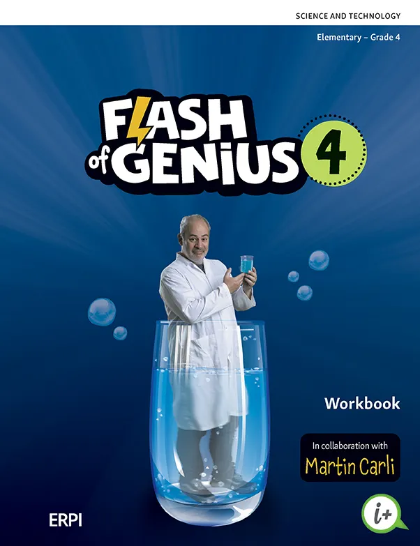 Flash of Genius - Grade 4, Workbook with Digital Components - Student (12-month) (ISBN: 9782766158713)
