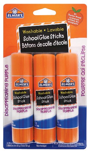 Elmer's Purple Glue Sticks 20g each (pack of 3)