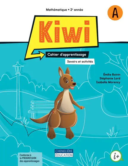[LV326953] Kiwi, 2e année - Cahier d'apprentissage A et B - Versions imp. et numérique + aide-mémoire + act. interactives 1 an  (ISBN: 9998202210758)