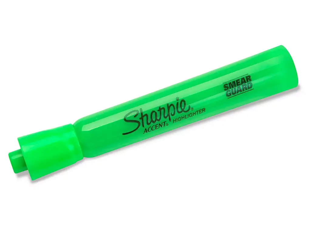 [X715771] Sharpie Highlighter, Chisel (Green)