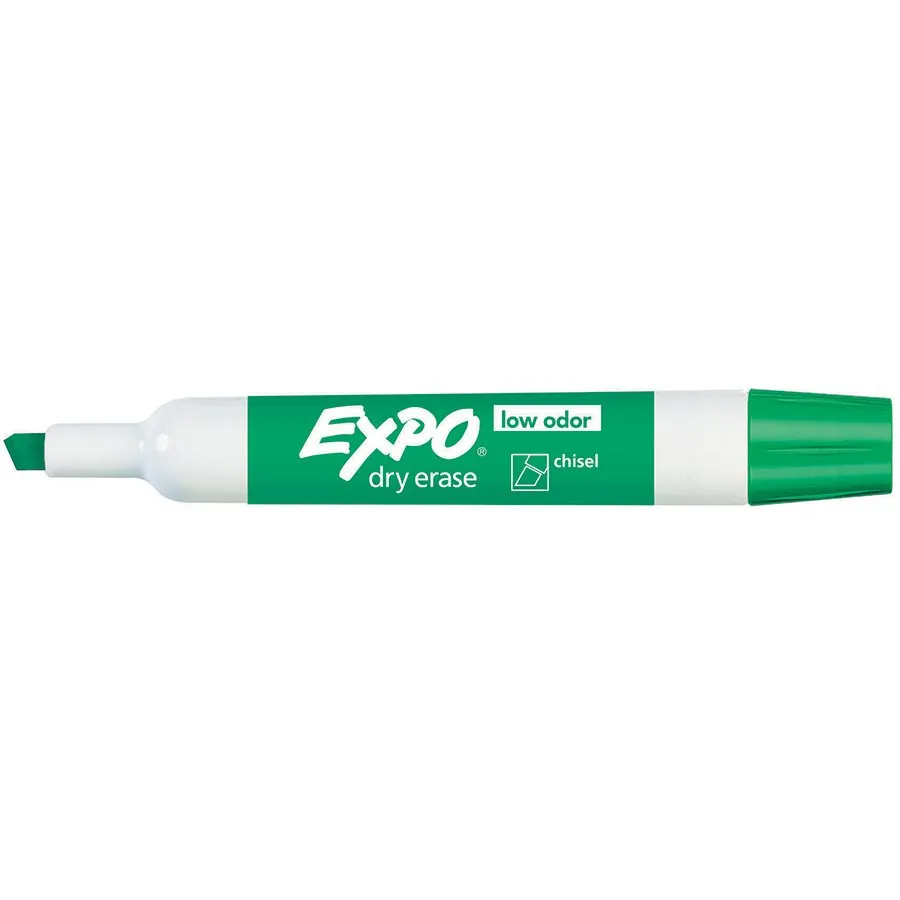 Expo Dry-Erase Marker, Chisel Tip, Green
