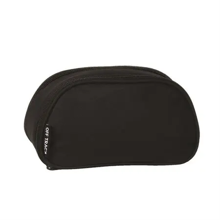 Off track Pencil case 2 compartments, Black